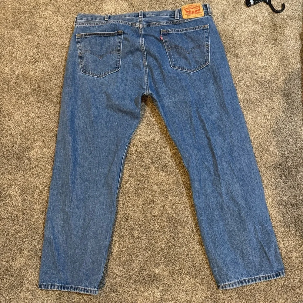 Levi's Classic Straight Blue Jeans. Size 42x30